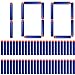 Produktbild Nachfüll Darts, 100 Stück Pfeile Darts Zubehör Blue Foam Dart Nachfüllpackung Gun Elite Bullet für Nerf N-Streik Elite Series Blasters Spielzeugpistole