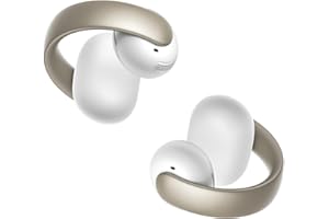 soundcore AeroClip by Anker, Open-Ear Kopfhörer, Bluetooth Earbuds, Open Earbuds, ganztägiger Komfort, 4 KI-gestützte Mikrofone, sicherer Halt, 12mm Treiber, Hi-Res, Open-Ring Design