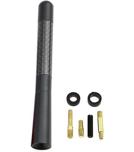 Antenne Radio Sparco Urban Argent/Carbone - Design Sportif, Installation Facile - AM/FM