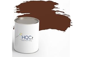 HQC Anti Mould Paint, Mould Resistant | High-Hide Stain Blocking Interior/Exterior | Waterproof Mould Protection Kitchen and Bathroom Sealant | Mould Condensation Moisture and steam resistant | Anti Bacterial and Fungal, Prevent Mildew | 0.5L Brown