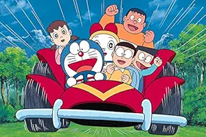 British Terminal Doraemon Cartoon Painting Poster Waterproof Vinyl Sticker for Kids Room,Home Decor || can1400-1