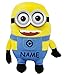 Produktbild 1 Stück _ XL Plüschfigur - mit 3-D Effekt Augen - incl. Name - " Minions - Ich einfach unverbesserlich " - 34 cm - Dave Stuart Jerry Jorge Tim Mark Phil - Stoffpuppe Plüsch Plüschtier - Kuscheltier Minions - Despicable Me - Schmusetier