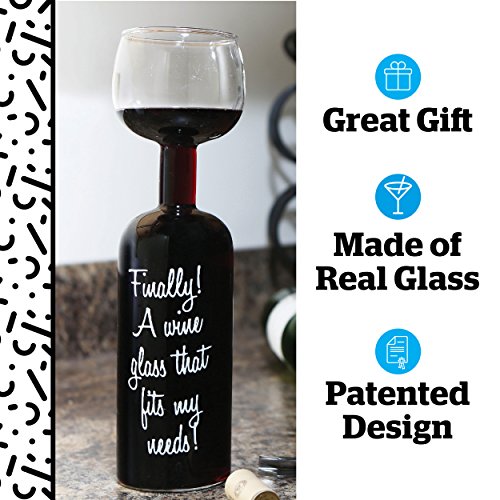 comprare on line BigMouth Inc. Vetro Bottiglia di Vino Finale prezzo