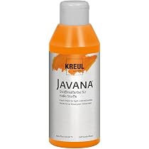 Kreul Javana Vernice Per Tessuti Chiaro 250 Ml - Marrone Scuro, A Base D'Acqua