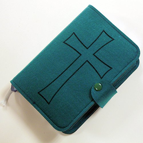 Preisvergleich Produktbild Farbklecks Collection - Gotteslobhülle smaragd - Motiv 8 - personalisierbar mit Namen - Gotteslob Buchhülle - Gotteslobumschlag