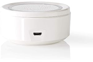 Nedis SmartLife WIFISI10CWT siren – WiFi, 8 Ljud, LED, Appstyrning, Alexa/Google