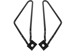 ACOUTO Staffa per Borse Laterali, Borse Laterali per Moto 1 Paio di Staffe di Montaggio Supporto per XL883/1200 HD1450/1584(nero)