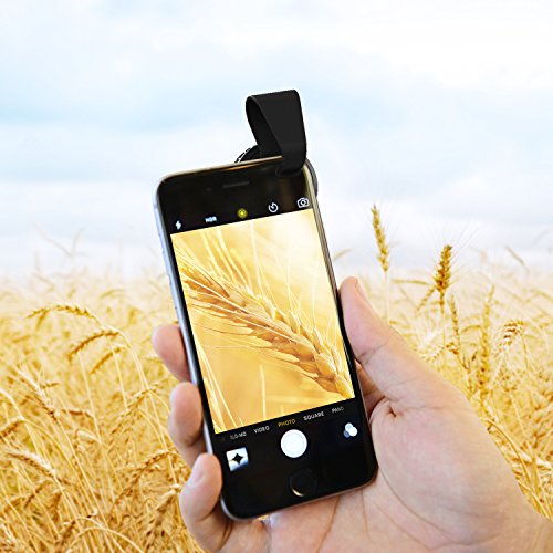 Aukey lente di Barlow 2Â x HD telescopico a clip con nessuna distorsione per iPhone 6/6S/6s Plus/5S, iPad Mini 4/3/2, Android, Windows smartphone e tablet