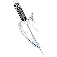 Jsdoin Meat Thermometer, Digital Meat Food Thermometer, Instant Read Cooking Thermometer with Probe Tip Cover, LCD Screen, Perfect for Kitchen Cooking, BBQ, Water, Meat, Milk(Battery Included)