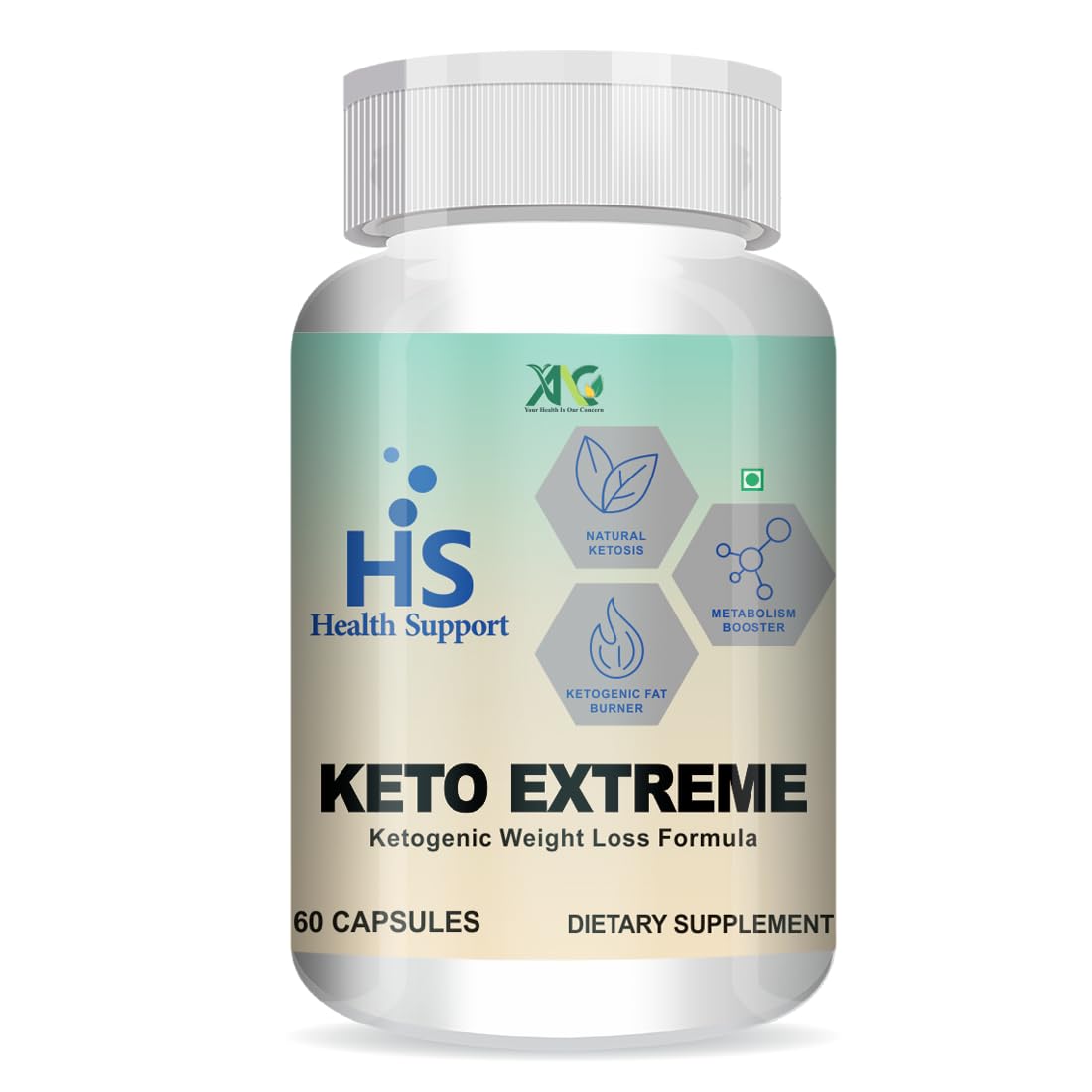 ANC Keto Extreme Ketogenic Weight Loss Formula with Garcinia Cambogia Extract Fat Burner | Metabolism Booster (60 Capsules)