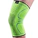 Produktbild kuangmi Elastic atmungsaktiv Kniebandage Sleeve Displayschutzfolie Wärmer Knieschoner Kneepad für Running Tennis etc. General Green L
