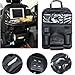 Produktbild Auto Organizer, Multi-Pockets Kick Mats Reise Sitz Organizer mit 4 Port USB Ladegerät und Folding Essbereich Rack Rückenlehnenschutz Autositz Organizer Autositztasche Reisewagensitzbeutel (1 PCS)