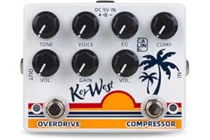 Caline DCP-05 Key West - Pedal compresor y overdrive para guitarra