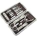 LaRoc Nail Care 12 Piece Cutter Cuticle Clipper Manicure Pedicure Kit Case Gift Set