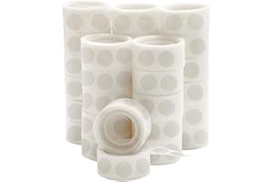 UPINS Glue Points Dots Double Sided Removable Glue Tape Dots for Balloons Crafts Decoration (3000, 12mm)