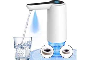 CALA VERDE dispensador de Agua automático - dispensador de Agua para garrafas, Bomba de Agua eléctrico Distribuidor de Carga USB, Silicona Libre BPA