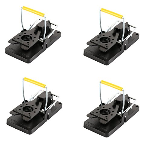 Preisvergleich Produktbild WARKHOME Mausefalle von Senfine ~ Kunststoff Mäusefallen ~ Schnappfalle mit Doppelbügel