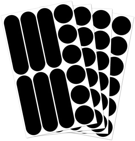 B REFLECTIVE, (4 Pack 12 retro reflective stickers kit, Night high visibility safety, Universal adhesive for Bike/Stroller/Buggy/Helmet/motorcycle/Scooter/Toys, Black
