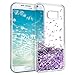 Produktbild KOUYI Galaxy S7 Edge Hülle Glitzer, Luxus Fließen Flüssig Glitzer 3D Bling Dynamisch Silikon Weich Flexible TPU Kreativ Shiny Glitter Cover Beschützer für Samsung Galaxy S7 Edge (Lila)