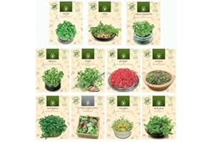 NOJAUS SĖKLOS Nojus - Set di semi di Microgreen Spouting Mix – 11 confezioni di semi di ortaggi – Kit di avviamento per semi di piante varie – Semi da giardino – Semi Microgreen - 11 varietà