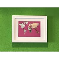 Geldgeschenk Weltkarte im Bilder