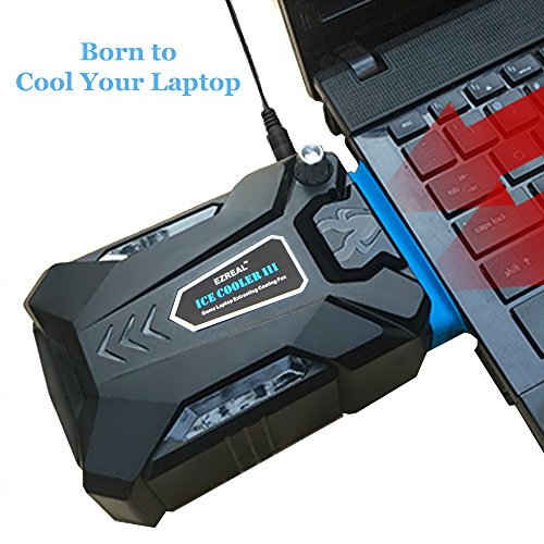 EZREAL® ICE COOLER III USB Vacuum Cooler Luftabsaugung Lüfter Turbo Kühler für Laptop Notebook - 2