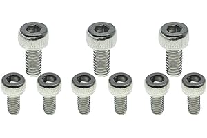 KAISH Viti di montaggio in acciaio inox per ponticello tremolo per chitarra, dadi di bloccaggio per chitarra, adatti per FR