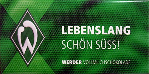 Preisvergleich Produktbild SV Werder Bremen Tafel Weihnachts Schokolade / Vollmilch 100g