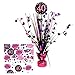 Produktbild Feste Feiern Geburtstagsdeko Zum 40 | 2 Teile Tischdeko Kaskade Konfetti Pink Schwarz Violett Party Deko Set Alles Gute