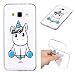 Produktbild Samsung Galaxy J3 Hülle Transparent Weich Silikon Dünn Stoßfest Handyhülle für Samsung Galaxy J3 2016 DUOS J310 Schutzhülle TPU Bumper Case [Crystal Clear] Anti-Scratch Handy Hülle Durchsichtige Handytasche, Einhorn