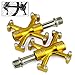 Produktbild FIXIE / MTB / BMX / CNC Aluminium-Plattform Pedale Fahrrad-Pedale (golden)