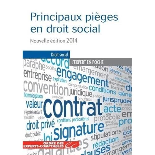 Principaux pièges en droit social - Nouvelle édition 2014