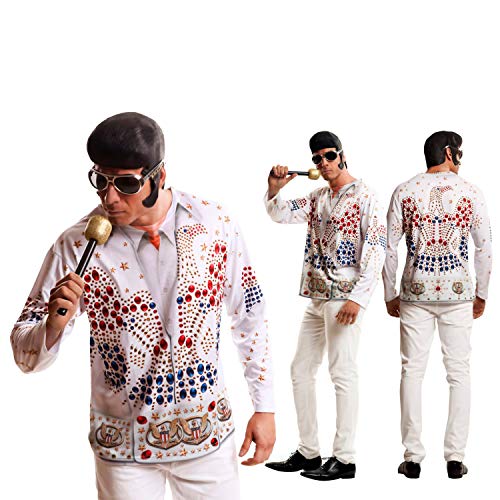 Yijja Fast Fun - The King, camiseta de manga larga para adultos, talla XL (Charm Kingdom YJ00097)