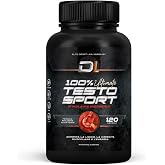 Healthy Fusion 100% Ultimate Testosport | Energizing Testosterone Booster | Maca, Ginseng, Tribulus, Taurine &amp; Vitamins | Inc
