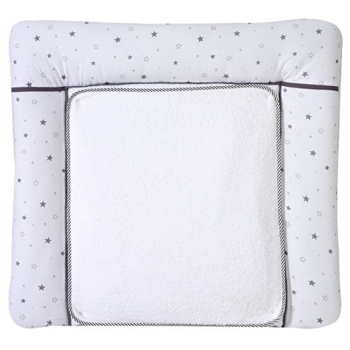 Preisvergleich Produktbild Schardt Wickelauflage mit abnehmbaren Bezug 75x80 cm Sternchen grau