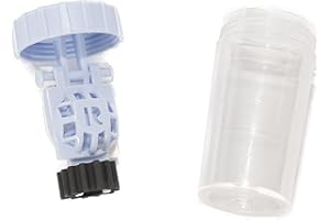 SPORTS WORLD VISION Custodia per lenti a contatto al perossido di idrogeno (3 pezzi) Facile da trasportare Contenitore per la pulizia delle lenti a contatto a forma di barilotto per uso quotidiano