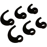 Far End Gear BudLoks Headphones Sport Grips for In-Ear and Ear Canal in-Ear, Black