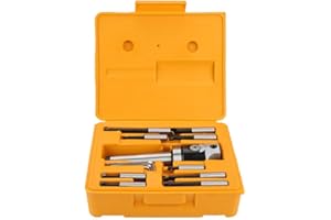 JECTSE MT4-M16 Kit De Tête ennuyeuse， F1-12mm Jeu De Barres D'alésage MT4-M16 50mm Tête ennuyeuse ensemble de tête ennuyeux avec 9 Barres d'alésage