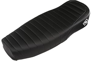 MZA SIMSON Sitzbank strukturiert, schwarz mit SIMSON-Schriftzug - Simson S50, S51, S70 Enduro