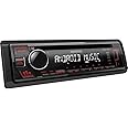 Kenwood KDC-130UR CD-Autoradio mit RDS (Hochleistungstuner, USB, AUX-Eingang, Android Control, Bass Boost, 4x50 Watt, Rot) Sc