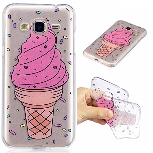 Samsung Galaxy J3 ( J3 2016 ) Case, Samsung Galaxy J3 ( J3 2016 ) Bumper Case, Samsung Galaxy J3 ( J3 2016 ) Transparent Clear Soft TPU Gel Cover, Cozy Hut® Creative Pattern Design Soft TPU Cover Slim Fit Ultra Thin Anti-Scratch Shock Absorption Protective Back Case Cover Shell for Samsung Galaxy J3 ( J3 2016 ) - Big bucket