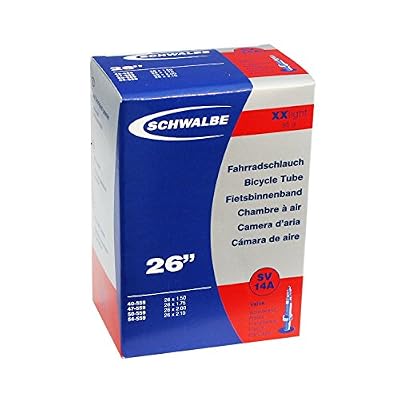 Schwalbe SV14A Chambre à air Noir 26 x 1,5-2,1" Valve Presta