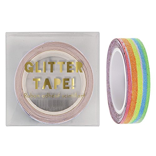 Preisvergleich Produktbild Regenbogen Glitzer-Klebeband