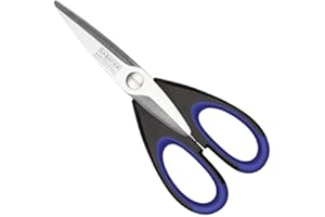 TAYLORS EYE WITNESS Multi Use Mini Scissor Snips - Handy, Small, Sharp And Strong. Soft Grip For Easy Control. Left Or Right Handed. Fine Edge, Stainless Steel Blades Produce Perfect Cutting Results. 25 Year Guarantee.