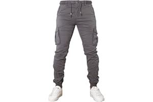 Toocool Pantaloni Uomo Cargo Militari tasconi Laterali Casual Cotone G6538