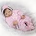 Produktbild QXMEI Kunst Puppen Realistische Lebensechte Neugeborene Silikon Reborn Geschenk Babypuppen Handgemachte Ganzkörper 57 Cm