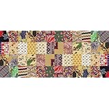 Printodecor 0002-657968644748 Alfombra Vinílica Impresa con Diseño Vintage, Multicolor, 150 x 65 cm