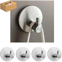 Crochets Auto-adhésifs - 10 Pièces - Pour Porte, Serviette, Clés - Adhésif Fort, Se Décollent Proprement - Idéal Cuisine, Salle De Bain