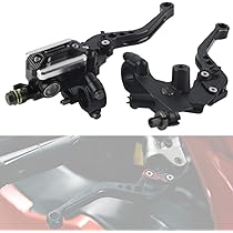 Kit Leve Frizione E Freno Per Moto Universale 7/8'', In Alluminio CNC Regolabile, Colore Rosso - Foto 4