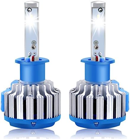 Diesel Auto Zone H1 Led Headlight Bulbs CREE Chips Conversion Kit-70W 6400LM 6000K Cool White Lights-1 Yr Warranty